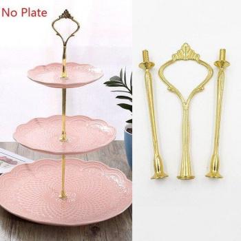 Plato Suave para Pasteles “Dorado Plateado”