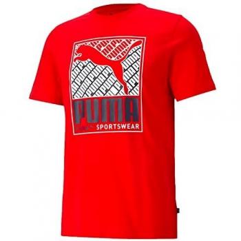 Puma T-Shirt Uomo Rossa Standard 587766-11