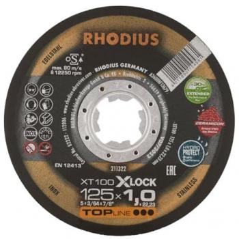 Lama di Finitura Rhodius 211322 125x1,0 mm Ultra Thin X‑Lock