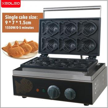 XEOLEO Waffelpfanne in Fischform – Taiyaki-Backmaschine