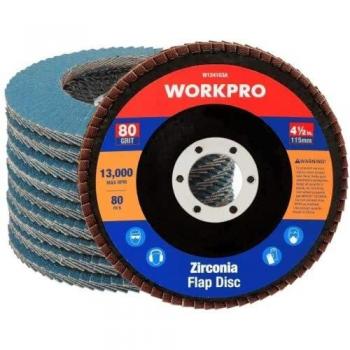 WORKPRO Disques Abrasifs 115 mm