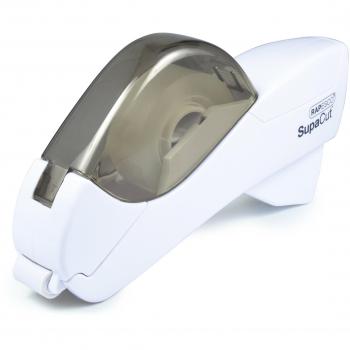 Rapesco SupaCut Tape Dispenser with x2 Rolls Tape White 1445 HT01100