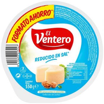 Queso de mezcla tierno bajo en sal