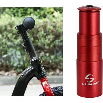 Guidon Booster Noir – Tige Relevée 115 mm VTT