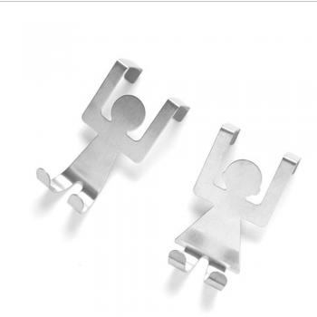Strong Stainless Steel Hook Hanger 2Pcs Set