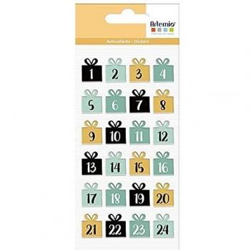 Stickers Natalizi con Conteggio Giorni Artemio