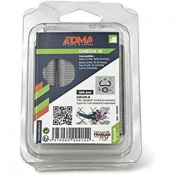 Agrafe Omega 16 Galva A par Edma 250 pcs