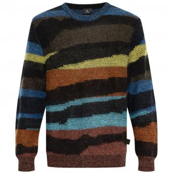 Paul Smith Men's Multicolor Crew-Neck Jumper | Size Large