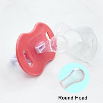 Newborn Cartoon Silicone Pacifier with Sleep Feature and Cover