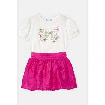 Set completo rosa Mayoral 3957 – T‑shirt & gonna Regular Fit