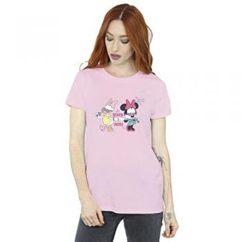 Disney Minnie Daisy Ocean Breeze Boyfriend Top – Baby Pink