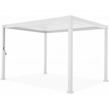 Pergola bioclimatica 3x4m in alluminio con lamelle regolabili