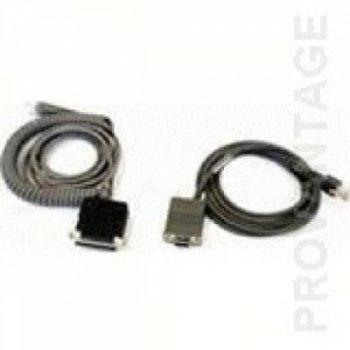 Datalogic CAB-362 RS-232 Spiral Cable and Interface Adapter