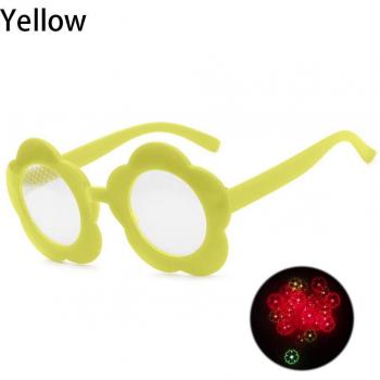 Unisex Sunflower Diffraction Sunglasses