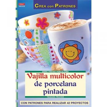 Vajilla multicolor porcelana pintada