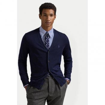 Polo Ralph Lauren Cardigan Lunga in Lana Merino Color Rosa