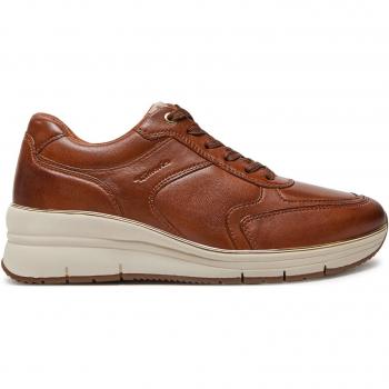 Derby Femme Tamaris – 23764‑43 – Couleur Marron – Matière Cuir/Végan