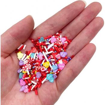 Set de Amor 50 g: Corazón Santa con Barro y Chispas