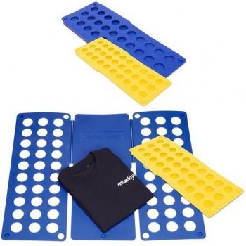 Set Piegatori Indumenti Blu e Giallo
