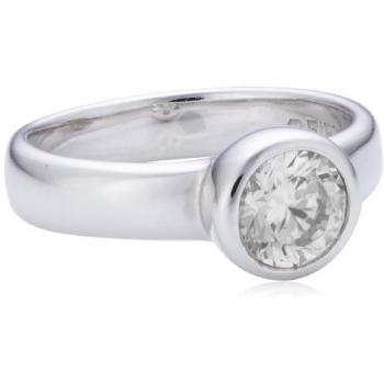 Glittering Silver Halo Ring – Diamonfire Women’s 6112311082165
