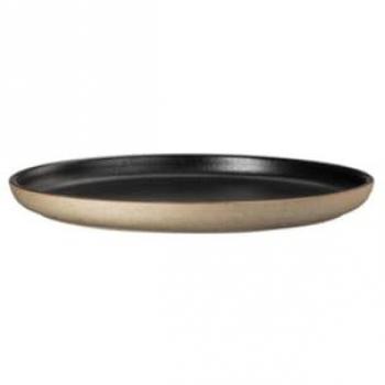 Rosenthal Joyn Gourmetteller 26 cm, Steinzeug, schwarz-beige, spülmaschinen