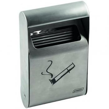 Cendrier Mural 1,5 L Inox avec Bac