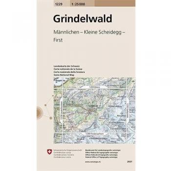 Swisstopo 1 : 25 000 Grindelwald (Landeskarte Der Schweiz)