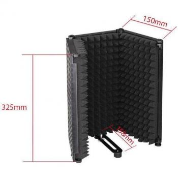 High Density Foam Microphone Isolation Shield