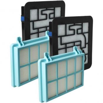 Vhbw 6-Piece Filter Package for Philips PowerPro Compact Vacuum Cleaner FC9351/01, FC9350/71