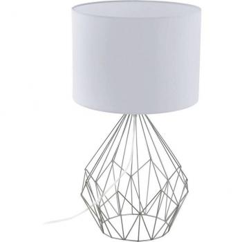 EGLO Pedregal 1 E27 – Exklusive Leuchtmittel-Tischlampe in Vintage-Design