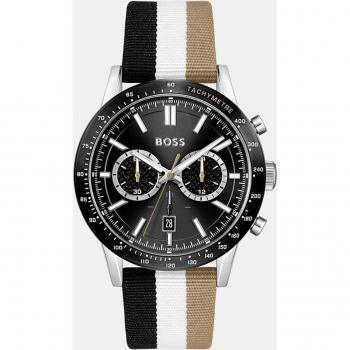 BOSS Reloj Icone 1513963 cronógrafo textil y piel