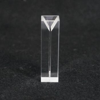 1 mm Inside Width Micro Quartz Fluorescence Cuvette 350 µL with Lid