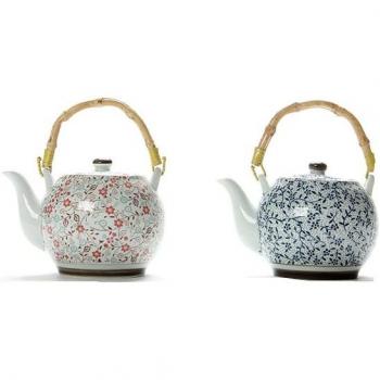 NOOLIM 1000ml Office Tea Kettle – Porcelain, Filter, Dual Color