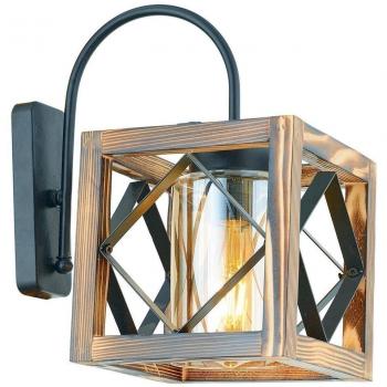 Asir Holzwandlampen‑Set – Kabinettmodell, 30 x 28 x 28 cm