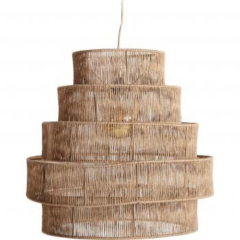 Lustre Jute Marron 60x57x60 cm Kodu