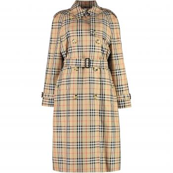 Burberry Beige Gabardine Trench Coat
