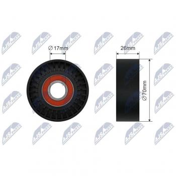 Rullo cinghia Poly-V NTY RNK-KA-004A