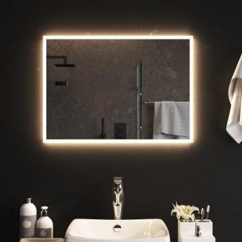 Miroir Lumineux de Salle de Bain 70x50 cm