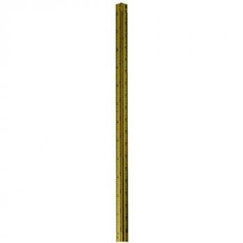 Alumicolor 3210-2 6-Inch Gold Aluminum Triangular Engineer Scale
