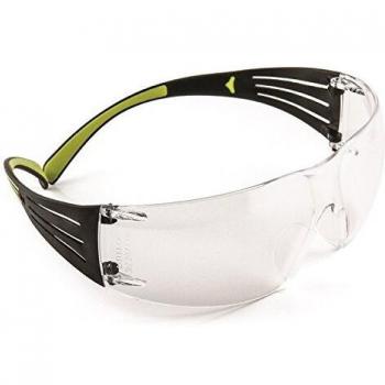 SecureFit 3M SF400 EN166 Vert Temple Noir