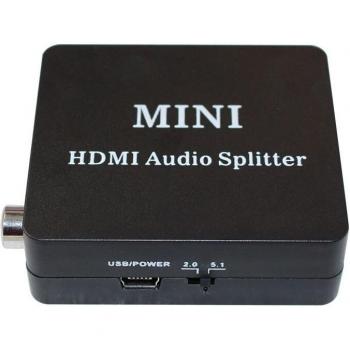 HDMI Audio Extractor with Optical Fiber R/L 5.1