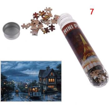 10 Themes Mini Test Tube Jigsaw Puzzle