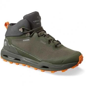 Adflex Khaki/Magma Orange Hiking Shoes UK 11