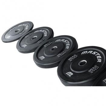 Viktpaket Gummibumper 120 kg – Svart