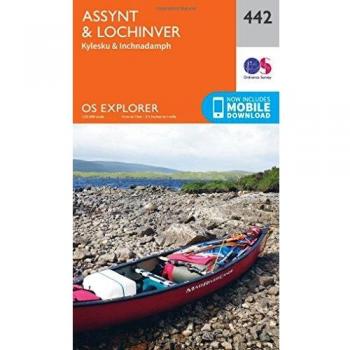 Ordnance Survey Map of Assynt & Lochinver