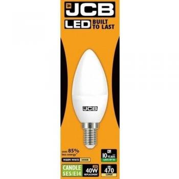 Candela Opale JCB LED 470 lm, 6 W, E14, 2700 K