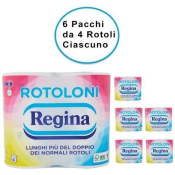 Carta Igienica Regina – Rotoloni Maxi, 6x4