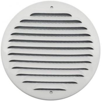 Griglia tonda in alluminio con rete D.150 mm
