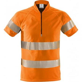 Fristads Sichtbares T-Shirt mit 37.5®-Technologie Klassifizierung 3 Warnschutzhemd Orange Gr. M