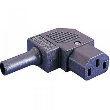 Bulgin PX0587/SE 2+PE Right Angle IEC Connector 10A Black